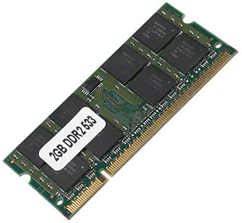 TOPINCN Schneller 2 GB DDR2 533 MHz Laptop-Speicher RAM, Kompatibel mit /, Hohe Kapazität für Leistungsstarke Leistung, Einfach zu Transportieren