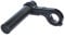 UPANBIKE Fahrradlenker-Verlängerung, Aluminiumlegierung, Halterung für Fahrrad-Tacho-Halterung, Scheinwerfer, Taschenlampe, Lampenhalterung (schwarz, 10 cm, Einzelklemme)