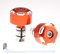 Lenkergewichte Vibrationsdämpfer Lenkerenden Motorrad Alu Paar 7/8-1 Ø14-19 mm Orange