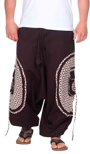 Kunst und Magie Trendige Haremshose Bunte Muster Goa Hippie Hose