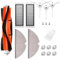 HoHumoca Zubehör-Kit Ersatzteile für Xiaomi Roborock S5 /S50 /S51 /S55 /S5 Max /S6 /S60 /S65 /S6 Max /S6 MaxV /S6 Pure, 1 Hauptbürste, 2 Wischtuch, 3 Seitenbürste, 2 HEPA Filter