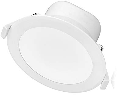 TEVEA Led Einbaustrahler Dimmbar IP44 mit 3 Lichtfarben | 9W 800lm 230V |geringe Einbautiefe | Einbauleuchte | Einbaustrahler (9W)