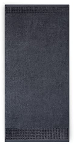 ZWOLTEX - Badetuch Paulo 1 Stück 70x140 cm, Badetücher, Duschhandtuch 100% Baumwolle, Saunatuch, Saunahandtuch, Duschtuch, Großes Badehandtuch, Bath Towel - Graphit