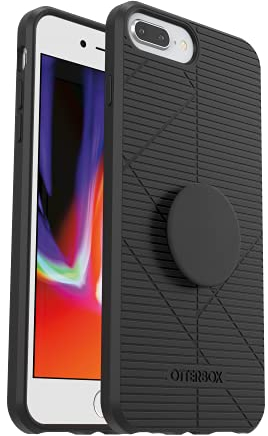 OtterBox Otter + Pop Reflex Series Schutzhülle für iPhone 6 Plus/6S Plus/7 Plus/8 Plus, Schwarz