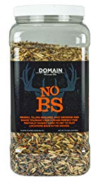 Domain Outdoor No BS Deer Food Plot Seed for Deer, Forage Oats, Clover, Forage Rape, Chicory, Radish, Finally a No Till Mix with Zero Fillers, No Heavy Equipment Required, 1/4 Acre