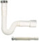 tecuro Flexibler Ablaufschlauch, 1 1/4 x 32/40 mm, Siphon/Geruchsverschluss für Küchenspüle, ausziehbar von 320-700 mm