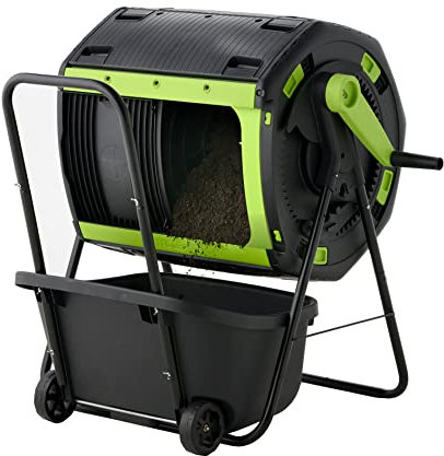 Maze 180 Litre Compost Tumbler With Cart