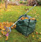 2 X 150L Garden Waste Bags - Heavy Duty Large Refuse Storage Sacks with Handles Dumpy Sack Rubbish Bag Reusable