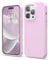 elago Cover Silicone Liquido Custodia Compatibile con iPhone 14 Pro Case (6.1), Silicone Premium, Protezione Totale - Cover Antiurto a 3 Strati, Custodia Morbida Microfibra Antigraffio (Lilla Chiaro)