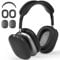 AHBTEYM Case Cover for AirPods Max Headphones, Carbon Fiber Texture TPU Ear Cups Case/Ear Pads/Headband Silicone Cover Compatible with Apple AirPod Max Accessories Protector (Matte Black)
