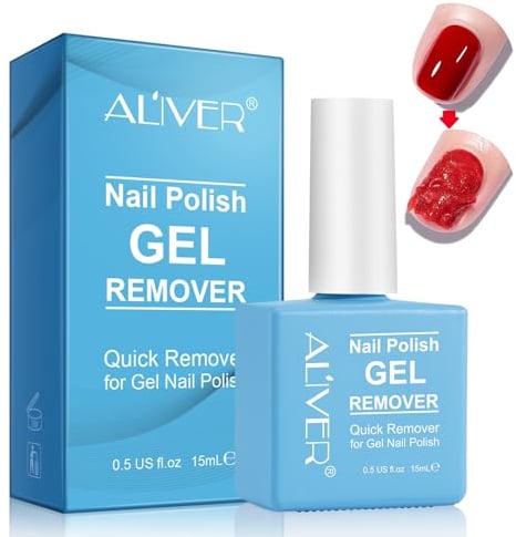 Dissolvant Magique pour Vernis à Ongles, Magic Remove Gel, Enlever Vernis Semi Permanent,élimine le Vernis Gel Soak-Off en 2 à 5 Minutes, 15ml