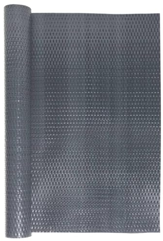 vidaXL Balkon Sichtschutz, Balkonbespannung Rattan-Optik, Sonnenschutz Windschutz für Terrasse Garten, Balkonverkleidung Balkonabdeckung, Anthrazit 1000x80cm Poly Rattan