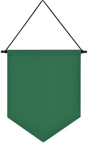 Fnaobai Broschen-Organizer zum Aufhängen an der Wand, bunt, Emaille, Abzeichen, Leinwand, Banner, Ohrringe, Sammlungshalter, 32 x 25,4 cm (ohne Zubehör) (grün)