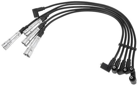 QUARKZMAN Zündkabel Zündungskabel Zündspule für VW Golf III 1.6 1991-1998 55kW für VW Golf II 1.8 (1983-1992) 66kW Packung mit 5