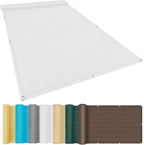 Sonnenschutz Außen 8x8m Verdunkelungsplane Schattenspender Gartenmarkise Veranda Sichtschutzplane 95% Beschattung Isolierung Beschattung 95% UV-Schutz Gute Belüftung Für Haus/Fenster/Außenbereich/Te