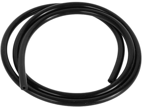 Partuto 1pc 130PSI Max Pressure Universal Silicone Vacuum Tubing Hose Car Automotive Vacuum Line High Temperature Silicone Black 3.3FT 1/8 3mm ID 2mm ID 2mm Thickness