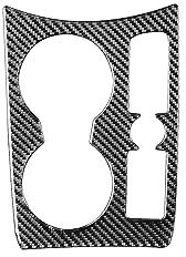 VTAIEX Car Interior trim Carbon Fiber Sticker Gear Shift Water Cup Holder Panel Cover For Audi For Q3 2013-2018 2017 2016 2015 2014 Car Sticker Interior Accessories(Right)