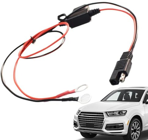 Vgvgaj Extension Cord For Car Battery Charger, Car Battery Terminal Cable Extender, Motorcycle Battery Connector Extension Cord For SUVs