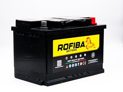 Rofiba Batteria per Auto L3 70Ah AGM Start & Stop 12V Polo positivo Destro = A7- EK720