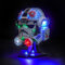 Version mit Lichtsteuerung Licht-Kit für Lego at-at Driver Helmet (Nicht Lego), Led Beleuchtungs Set für Lego 75429 at-at Driver Helm Kreative Spielzeug