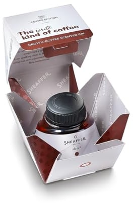 Sheaffer Skrip Coffee Edition Fountain Pen Ink, Brown Coffee-Scented, Premium Writing Ink for Smooth Writing