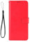 LIUZIHAN Funda para ZTE Nubia RedMagic 10 Air. Ranuras para Tarjetas, PU Cuero Flip Folio Carcasa, con Soporte Plegable Apto para ZTE Nubia RedMagic 10 Air Smartphone.(Rojo)