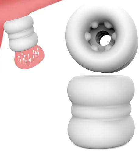 HXLXW CBT Hodenpresse & Cockring Set – Dehnbarer Silikon Hodenring mit Penis Sleeve & Scrotal Pouch – Ballstretcher für Männer zur Luststeigerung, Bondage Sexspielzeug für Paare