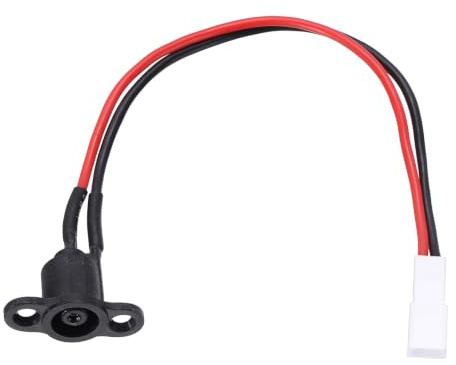 sourcing map Scooter Battery Charger Connector Socket 2-Pin 2 Wire | Inline Charging Port with Red Terminal for M365 Electric Bike 1S Pro Pro2 Electric Scooter Accessories