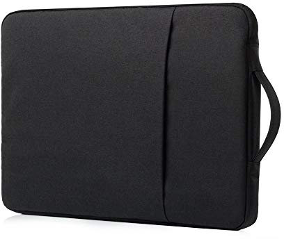 Microsoft Surface Pro Case - 12.3 Laptop Sleeve Pouch Bag for Surface Pro 2017 / 6 / 4 / 3 - 12 Notebook Tablet Bag with Handle (Black)
