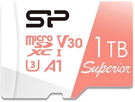 Silicon Power 1TB Micro SD Karte U3 Nintendo Switch kompatibel SDXC microsdxc High Speed MicroSD Speicherkarte mit Adapter
