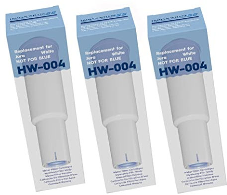 3 x Wasserfilter HW-004 kompatibel mit Kaffeevollautomat Jura white Impressa Avantgarde 68739 60209 62911 AQK-04