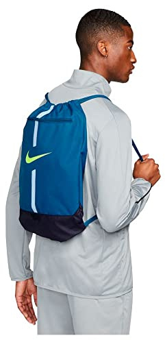 Nike Unisex Nk Acdmy Gmsk Tasche, Dk Marina Blue/Blackened Blue/Volt, Einheitsgröße