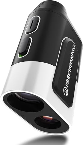 Precision Pro NX9 Golf Rangefinder with Slope Switch – 900 Yards Laser Range Finder, Flag Lock Vibration, 6X Magnification, Magnetic Cart Mount, Tournament Legal