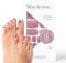 Original Miss Sophie Pedi Wraps I Make A Wish Pedicure I 27 ultra-dünne Nagellack-Streifen Mit Glitzer I Für Fußnägel I Hält auf Natur- sowie lackierten, Acryl-, Gel- & Shellac-Nägeln