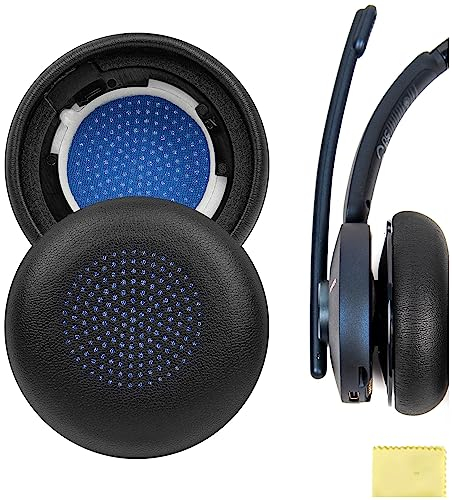 Geekria QuickFit Ersatz-Ohrpolster kompatibel mit Anker Powerconf H700, H500 Kopfhörer, Ohrpolster (schwarz)