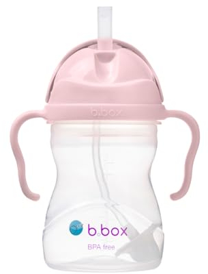 b.box Sippy Cup | Drink from Any Angle | Fliptop, Weighted Straw, Leak Proof & Easy Grip | BPA Free, Dishwasher Safe | from 6m+ | 240ml