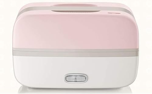 Gerrit La lonchera con calefacción eléctrica se Puede enchufar en Cocina con Aislamiento eléctrico y calefacción automática (Rosa)