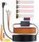 eSynic Dash Cam Hardwire Kit Typ-C USB Niederspannungsschutz Dashcam Hard Wiring Kit 11.5ft Kabel, 12V-24V zu 5V Hard Wire Kit 4 Sicherungstypen ACS, Mini/LP, ATO, Micro2 (DREI Adern)