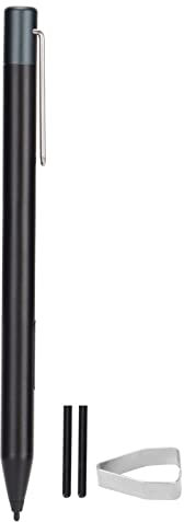 Rankomu Stylet actif pour Microsoft Smart Pen avec 1024 points de pression, très sensible, sans délai, stylet tactile intelligent en aluminium pour appareils Microsoft, noir