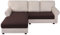 BellaHills Sofa Überwürfe Sitzkissen Bank, Superweicher Elastische Sofa Abdeckung mit Elastischem Boden, Universal Elastisch Sofa Überzug, 2 Sitzer + Chaiselongue, Braun