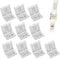 Novstuf 10Pcs LED Strip Connector 2 Pin 3528 2835 LED Connector 8mm DIY Strip to Strip Unwired Solderless Connection Quick Connectors Adapter for 12v 24v Single Color Led Strip Lights
