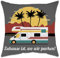 trabag Wohnmobil Gadgets Geschenk für Camping, Camping Kissen 45x45, wohnmobil Kissen，Camping Gadgets，Lustig Camping Zubehör Wohnwagen Geschenke Deko wohnmobil deko