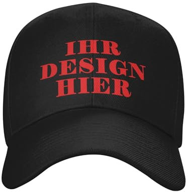 Tingwei personalisiert Cap personalisierte Basecap personalisiertes Cap mit Foto/Logo/Text gestalten Cap selbst gestalten Basecap,verstellbare Trucker-Kappe, lässige Sonnenschild-Kappe als Geschenk