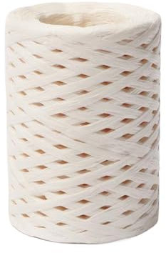 IEEDFJKK Hilo de algodón Lafite Grass, hilo de rafia suave y flexible para crochet, rafia natural, rafia roja, cordón de papel y rafia, tipo+3