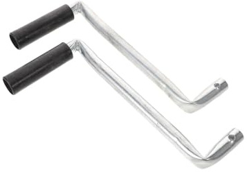 ROMISBABA 2 Stück Manuelle Folien-gewächshaus-kurbel Kunststoff-drehgriff rutschfest Ergonomisch für Roll-up Seitenmarkise und Fensterheber im Gewächshaus Zubehör