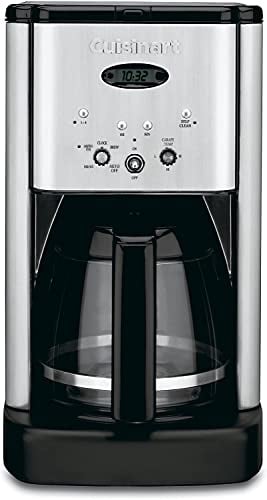 Cuisinart DCC-1200P1 Brew Central Cafetière programmable 12 tasses, carafe, chrome brossé
