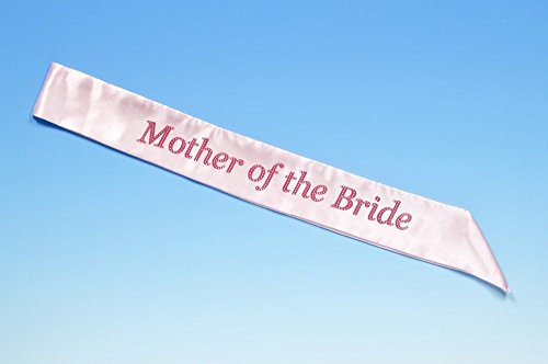 Pink Shash Mother of The Bride Hen Party Night Wedding Bridal Shower Bachelorette Fancy Dress Accessory Decoration