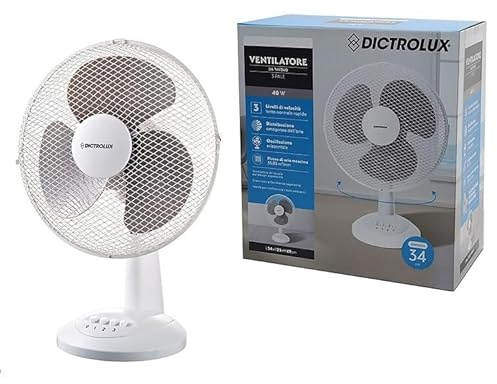 Ventilateur de table 30 cm 40 W Twister XL dictro Lux General Trade Appareils électroménagers