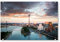 artboxONE Acrylglasbild 150x100 cm Städte Düsseldorf Medienhafen Skyline - Bild Düsseldorf Medienhafen Panorama