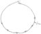 Flyow S925 Sterling Silber Fußkettchen für Damen Frauen Mädchen Perlen Kreuz Charme Einstellbare 9 Zoll + 1 Zoll Fuß Knöchel Armband Schmuck Geburtstagsgeschenk (Perlen Kreuz)